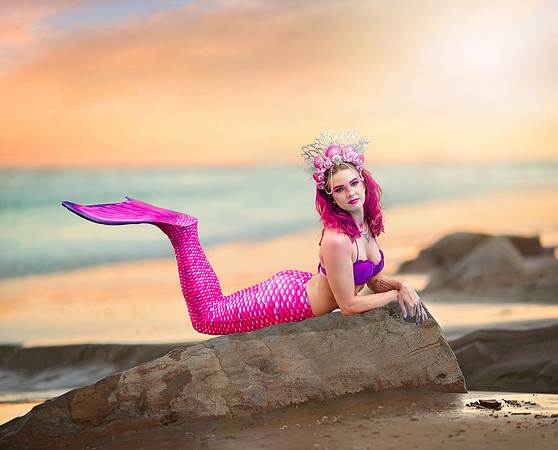 Beach Digital Background 4 by Summerana