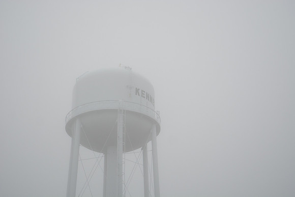 foggy tower