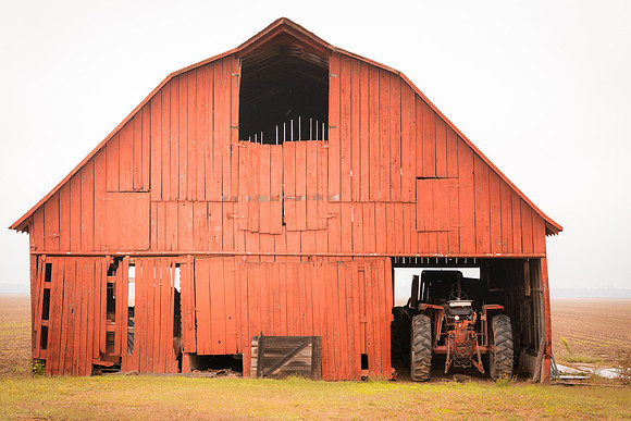 red barn